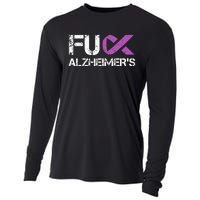 Funny Alzheimer Support Desease Awareness Cooling Performance Long Sleeve Crew