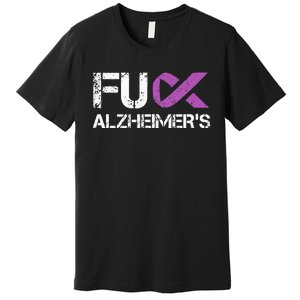 Funny Alzheimer Support Desease Awareness Premium T-Shirt