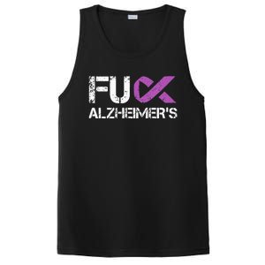 Funny Alzheimer Support Desease Awareness PosiCharge Competitor Tank