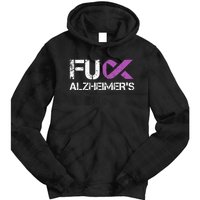 Funny Alzheimer Support Desease Awareness Tie Dye Hoodie