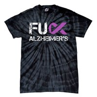 Funny Alzheimer Support Desease Awareness Tie-Dye T-Shirt