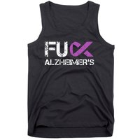 Funny Alzheimer Support Desease Awareness Tank Top