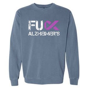 Funny Alzheimer Support Desease Awareness Garment-Dyed Sweatshirt