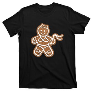 Funny Adult Sex Joke Naughty Gingerbread Christmas Holiday Matching Couple T-Shirt