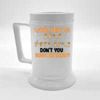 Funny American Sign Language Gift For Men Women Deaf Mute Beer Stein