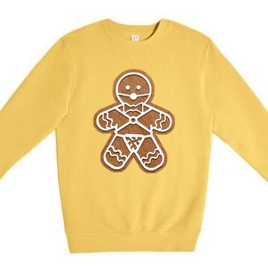 Funny Adult Sex Joke Naughty Gingerbread Christmas Holiday Matching Couple Premium Crewneck Sweatshirt