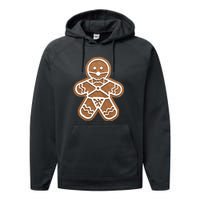 Funny Adult Sex Joke Naughty Gingerbread Christmas Holiday Matching Couple Performance Fleece Hoodie