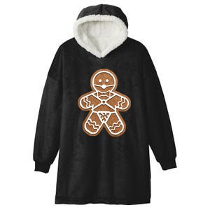 Funny Adult Sex Joke Naughty Gingerbread Christmas Holiday Matching Couple Hooded Wearable Blanket