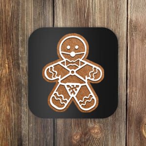 Funny Adult Sex Joke Naughty Gingerbread Christmas Holiday Matching Couple Coaster