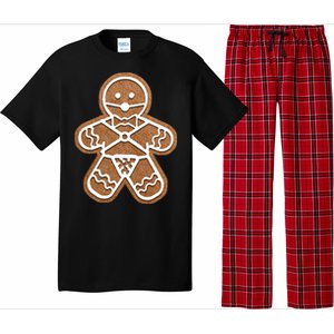 Funny Adult Sex Joke Naughty Gingerbread Christmas Holiday Matching Couple Pajama Set