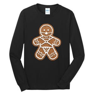 Funny Adult Sex Joke Naughty Gingerbread Christmas Holiday Matching Couple Tall Long Sleeve T-Shirt