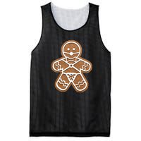 Funny Adult Sex Joke Naughty Gingerbread Christmas Holiday Matching Couple Mesh Reversible Basketball Jersey Tank