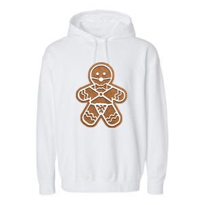 Funny Adult Sex Joke Naughty Gingerbread Christmas Holiday Matching Couple Garment-Dyed Fleece Hoodie