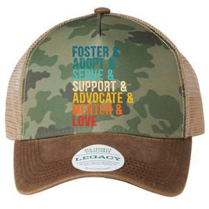 Foster Adopt Serve Support Advocate Mentor Love Adoption Legacy Tie Dye Trucker Hat