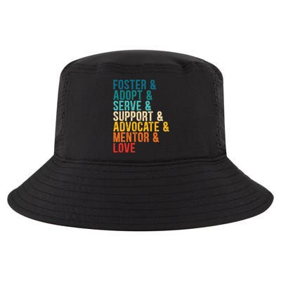 Foster Adopt Serve Support Advocate Mentor Love Adoption Cool Comfort Performance Bucket Hat