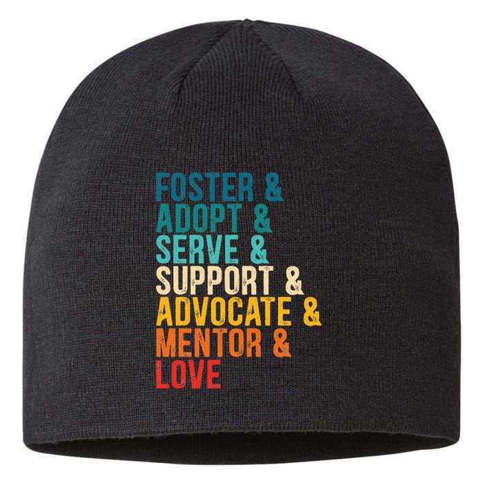 Foster Adopt Serve Support Advocate Mentor Love Adoption Sustainable Beanie