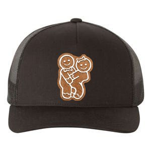 Funny Adult Sex Joke Naughty Gingerbread Make Love Christmas Matching Couple Yupoong Adult 5-Panel Trucker Hat