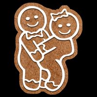 Funny Adult Sex Joke Naughty Gingerbread Make Love Christmas Matching Couple V-Neck T-Shirt