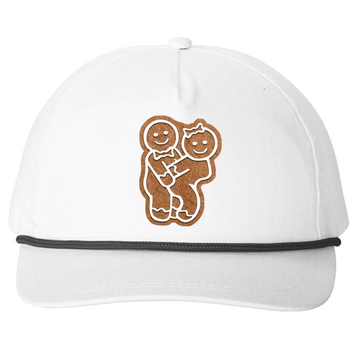 Funny Adult Sex Joke Naughty Gingerbread Make Love Christmas Matching Couple Snapback Five-Panel Rope Hat