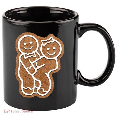 Funny Adult Sex Joke Naughty Gingerbread Make Love Christmas Matching Couple 11oz C Handle Ceramic Mug
