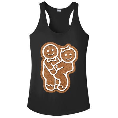Funny Adult Sex Joke Naughty Gingerbread Make Love Christmas Matching Couple Ladies PosiCharge Competitor Racerback Tank
