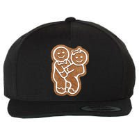 Funny Adult Sex Joke Naughty Gingerbread Make Love Christmas Matching Couple Wool Snapback Cap