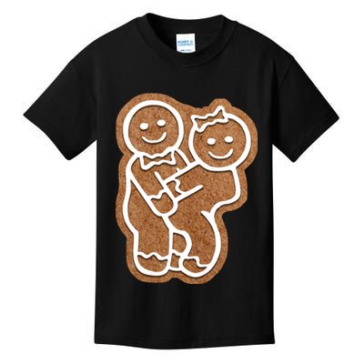 Funny Adult Sex Joke Naughty Gingerbread Make Love Christmas Matching Couple Kids T-Shirt