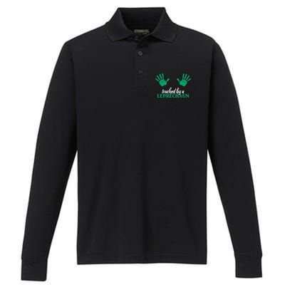 Funny Adult Sexy St Patricks Day Clothing For Women Boobs Performance Long Sleeve Polo