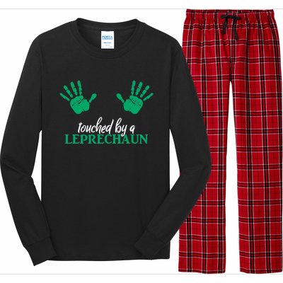 Funny Adult Sexy St Patricks Day Clothing For Women Boobs Long Sleeve Pajama Set