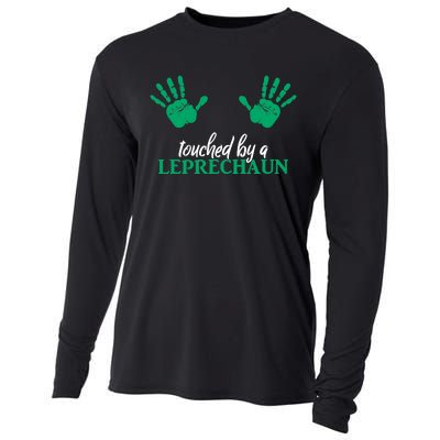 Funny Adult Sexy St Patricks Day Clothing For Women Boobs Cooling Performance Long Sleeve Crew