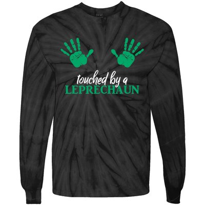 Funny Adult Sexy St Patricks Day Clothing For Women Boobs Tie-Dye Long Sleeve Shirt