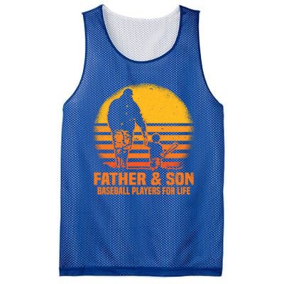 Father And Son Baseball Matching Dad Son Gift Mesh Reversible Basketball Jersey Tank