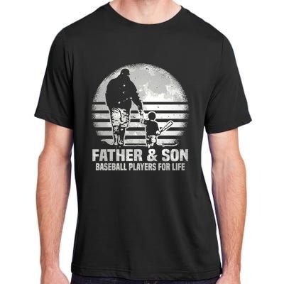 Father And Son Baseball Matching Dad Son Gift Adult ChromaSoft Performance T-Shirt