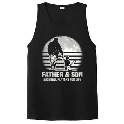 Father And Son Baseball Matching Dad Son Gift PosiCharge Competitor Tank