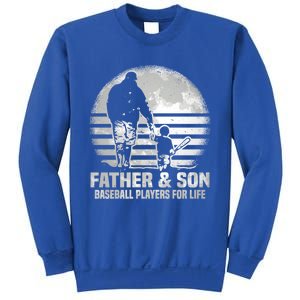 Father And Son Baseball Matching Dad Son Gift Sweatshirt