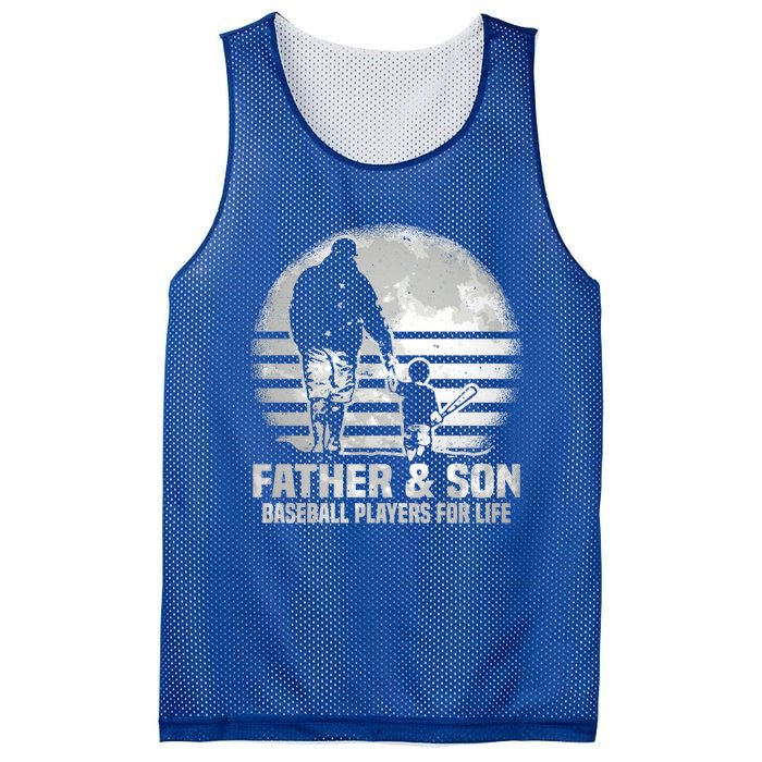 Father And Son Baseball Matching Dad Son Gift Mesh Reversible Basketball Jersey Tank