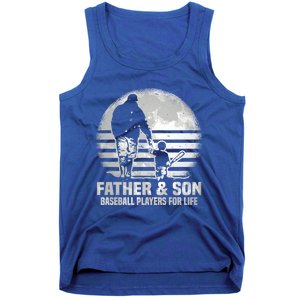 Father And Son Baseball Matching Dad Son Gift Tank Top