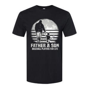 Father And Son Baseball Matching Dad Son Gift Softstyle CVC T-Shirt