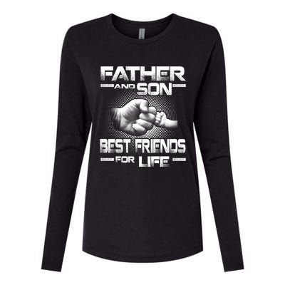 Father And Son Best Friend For Life Funny Fathers Day Great Gift Womens Cotton Relaxed Long Sleeve T-Shirt