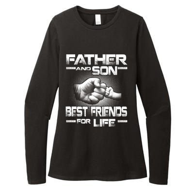 Father And Son Best Friend For Life Funny Fathers Day Great Gift Womens CVC Long Sleeve Shirt