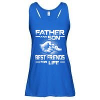 Father And Son Best Friend For Life Funny Fathers Day Great Gift Ladies Essential Flowy Tank