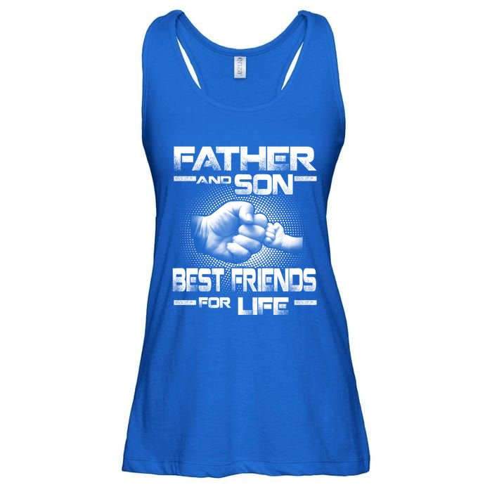 Father And Son Best Friend For Life Funny Fathers Day Great Gift Ladies Essential Flowy Tank