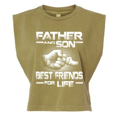 Father And Son Best Friend For Life Funny Fathers Day Great Gift Garment-Dyed Women's Muscle Tee