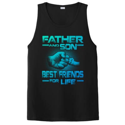 Father And Son Best Friend For Life Funny Fathers Day Great Gift PosiCharge Competitor Tank