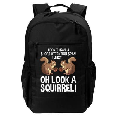 Funny ADHD Squirrel Design For  Chipmunk Pet Lovers Daily Commute Backpack