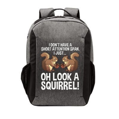 Funny ADHD Squirrel Design For  Chipmunk Pet Lovers Vector Backpack