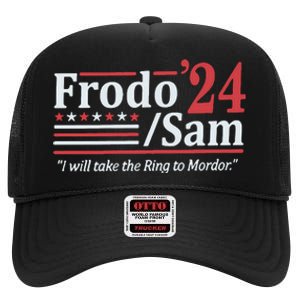 Frodo And Sam 2024 High Crown Mesh Back Trucker Hat