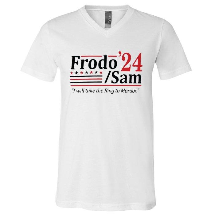 Frodo And Sam 2024 V-Neck T-Shirt