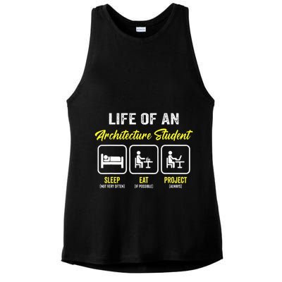 Funny Architecture Student For Architects Lover  Ladies PosiCharge Tri-Blend Wicking Tank