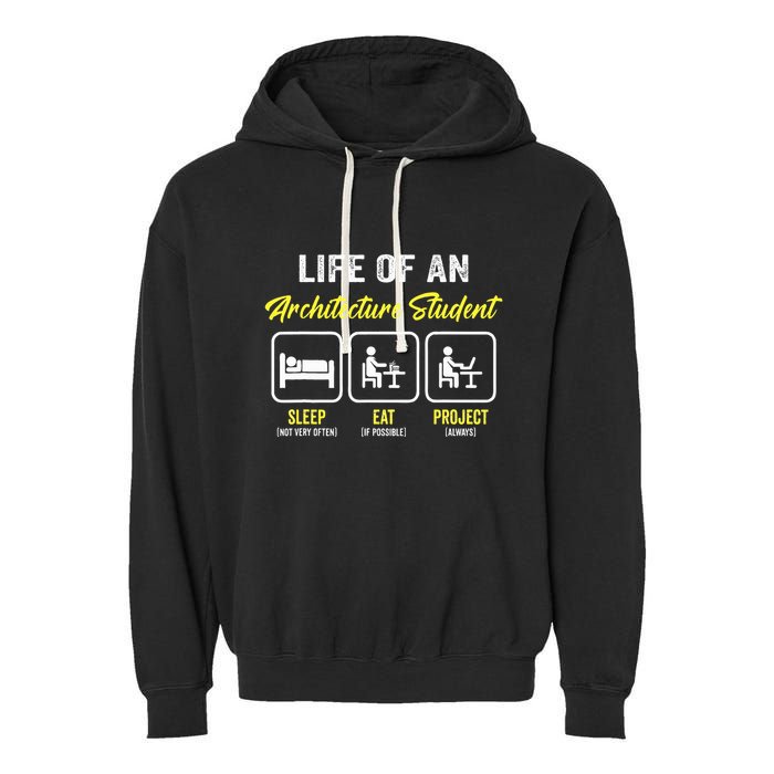 Funny Architecture Student For Architects Lover  Garment-Dyed Fleece Hoodie